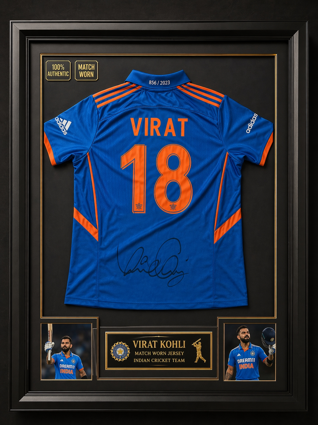 Virat Kohli Match-Worn India Jersey