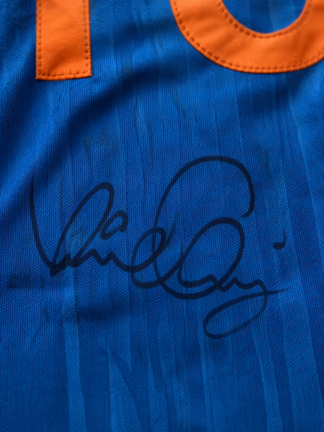 Virat Kohli Match-Worn India Jersey detail 2